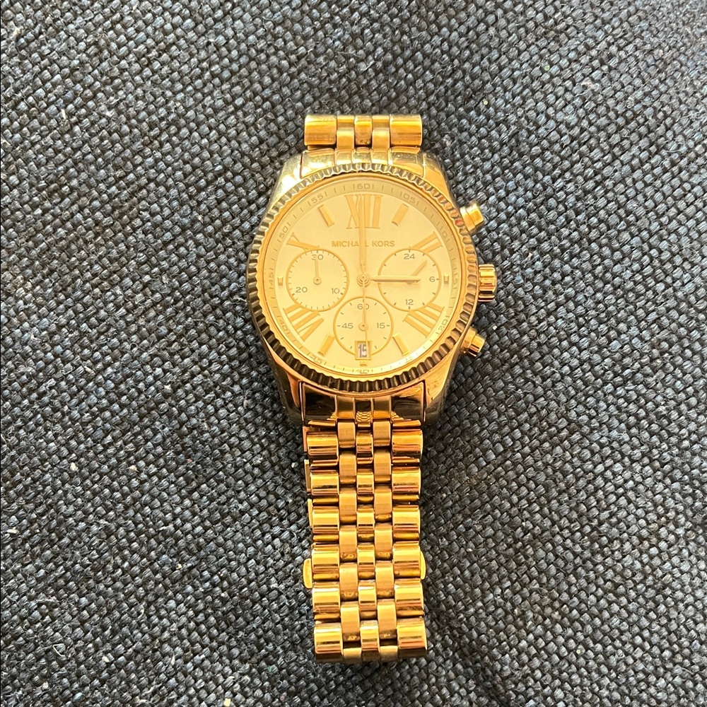 Michael Kors Radiant Gold Chronograph Watch